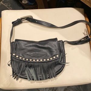 Harley Davidson Leather hand bag black